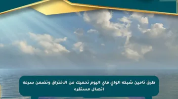 طرق تأمين شبكة الواي فاي اليوم تحميك من الاختراق وتضمن سرعة اتصال مستقرة